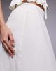 The Frolic The Frolic exclusive linen look crinkle tie waist maxi skirt in cream - part of a set-White - 2