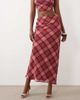 The Frolic The Frolic exclusive midaxi skirt in burgundy plaid - part of a set-Multi - 2