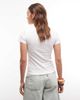 The Frolic The Frolic exclusive orange graphic front baby tee in white - 3