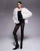 The Frolic The Frolic exclusive oversized mongolian faux fur jacket in cream-White - 3