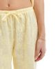 The Frolic The Frolic Exclusive straight leg tie waist embroidered beach pants in lemon yellow - part of a set - 2