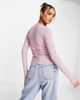 The Frolic The Frolic ruched detail metallic top in pink - 2