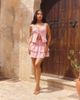 The Frolic The Frolic x Lydia Kara exclusive split front lace trim tie front top in pink gingham - part of a set - 4