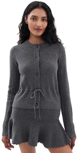 The Garment The Garment Como Belted Cardigan Grey Melange