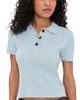 The Garment The Garment Como Cable Mini Polo Light Blue - 1