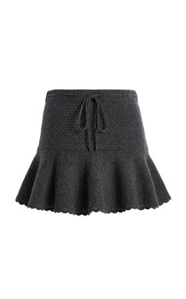 THE GARMENT THE GARMENT Como Crochet WoolCashmere Mini Skirt