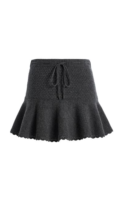 THE GARMENT THE GARMENT Como Crochet WoolCashmere Mini Skirt