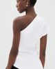 The Garment The Garment Glam Asymmetric Tee Ecru - 3