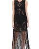 The Garment The Garment Kim Fringed Crochet Dress Black - 1