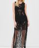 The Garment The Garment Kim Fringed Crochet Dress Black - 2