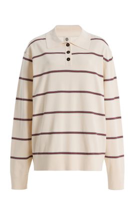 THE GARMENT THE GARMENT Madison Striped Knit Polo Shirt