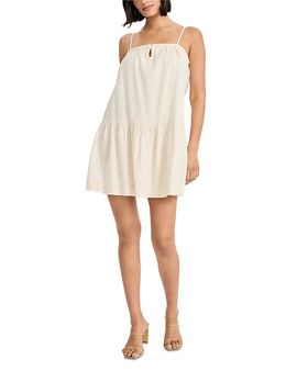 The Good Journey The Good Journey Tiered Keyhole Mini Dress