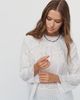 THE GREAT. 100% Cotton Lattice Lace Top - 3