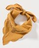 THE GREAT. 100% Cotton Scalloped Bandana - 1