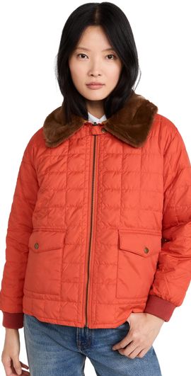 THE GREAT. Outdoors THE GREAT. Outdoors The Reversible Down Logger Puffer Poppy & Amber