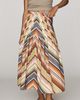 THE GREAT. Rhythm Cotton Midi Skirt - 4