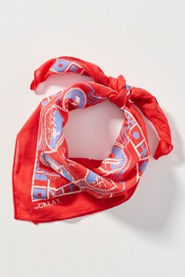 THE GREAT. Sailboat Bandana