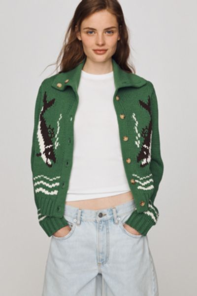 THE GREAT. The Bass Cardigan Sweater
