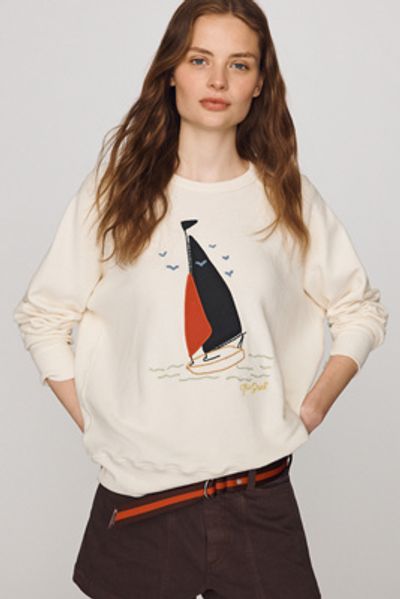 THE GREAT. The College 100% Cotton Sweater