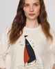 THE GREAT. The College 100% Cotton Sweater - 3