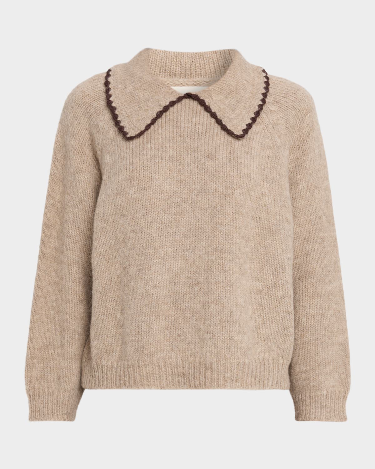 The Great - The Crochet Collar Pullover