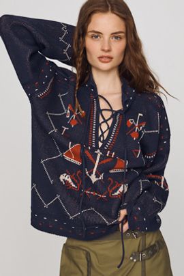 THE GREAT. The Fisherman Sweater