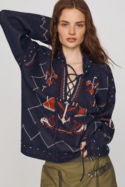 THE GREAT. The Fisherman Sweater