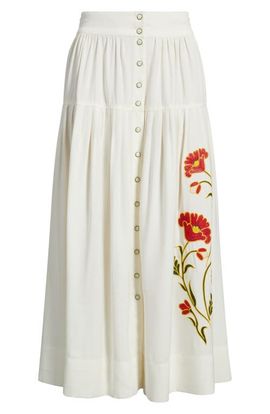 THE GREAT. THE GREAT. & Stetson The Western Embroidered Highland Skirt