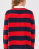 THE GREAT. THE GREAT. The Academy Polo Sweater Hot Red League Stripe - 3