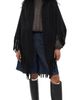 THE GREAT. THE GREAT. The Big Sweater Fringe Scarf Black One - 1