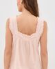 THE GREAT. THE GREAT. The Eyelet Tank Top Washed Rose - 3