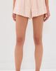 THE GREAT. THE GREAT. The Eyelet Tap Shorts Washed Rose - 2