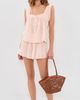 THE GREAT. THE GREAT. The Eyelet Tap Shorts Washed Rose - 5
