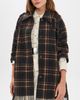 THE GREAT. THE GREAT. The Fringe Coat Caramel And Black Frontier Plaid - 2