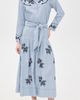 THE GREAT. THE GREAT. THE GREAT x Stetson The Chambray Embroidered Highland Skirt Chambray - 5