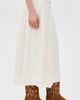 THE GREAT. THE GREAT. THE GREAT x Stetson The Western Embroidered Highland Skirt Cream w/ Chambray Mix Multi - 4