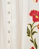 THE GREAT. THE GREAT. THE GREAT x Stetson The Western Embroidered Highland Skirt Cream w/ Chambray Mix Multi - 6
