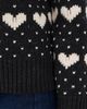 THE GREAT. THE GREAT. The Heart Crewneck Black w/ Pearl - 6