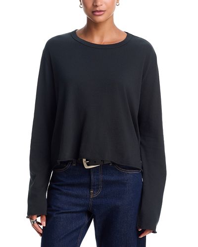 The Great. The Great. The Long Sleeve Cotton Cropped Tee