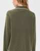 THE GREAT. THE GREAT. The Menswear Tipping Polo Olive - 3