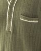 THE GREAT. THE GREAT. The Menswear Tipping Polo Olive - 6