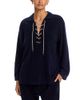 The Great. The Great. The Micro Terry Lace Up Tunic - 1