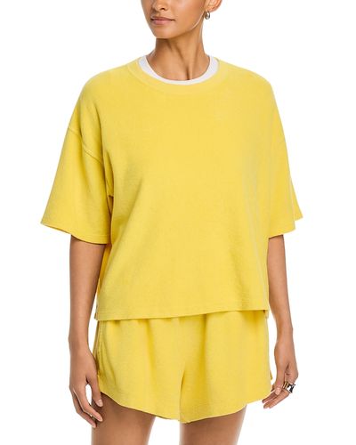 The Great. The Great. The Micro Terry Track Crew Top