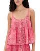 THE GREAT. THE GREAT. The Nighttime Camisole Pink Bandana Patchwork - 1