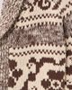 THE GREAT. THE GREAT. The Nordic Flower Lodge Cardigan Marled Chestnut - 6