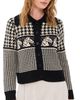 THE GREAT. THE GREAT. The Pony Cardigan Black - 1