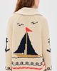 THE GREAT. THE GREAT. The Sailboat Lodge Cardigan Cream - 3
