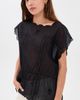 THE GREAT. THE GREAT. The Scalloped Eyelet Tunic Black - 2