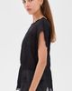 THE GREAT. THE GREAT. The Scalloped Eyelet Tunic Black - 4