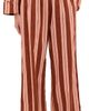 THE GREAT. THE GREAT. The Smocked Sleep Pants Ganache Stripe - 1